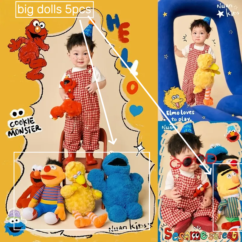 Big Dolls 5pcs